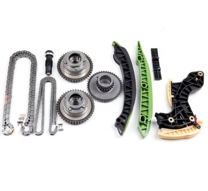 Otomatik Değiştirme Parçaları WRR M271 Motor İçeği ve Egzoz Çakma Açı Düzenleyicisi Mercedes Benz M271 Motorlu Araç Tipi W204 W212 için Zamanlama Zinciri Kiti